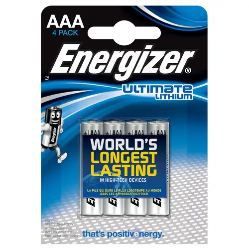 Energizer Lithium Micro (AAA/LR03) 4er Ultimate Batterie