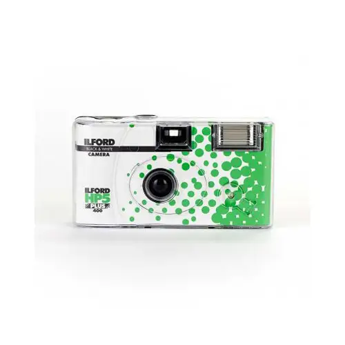 Ilford HP5 Einwegkamera mit Blitz 400 ASA / 27 Aufnahmen black & white