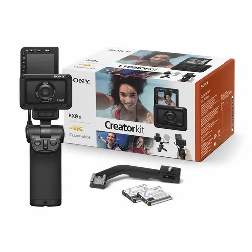 Sony DSC-RX0 II G-Creatorkit schwarz Ultrakompakte Kamera mit VCT-SGR1 Griff