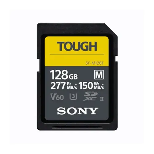 Sony SDXC-Karte 128 GB TOUGH Cl10 UHS-II U3 V60, 277/150 MB/s