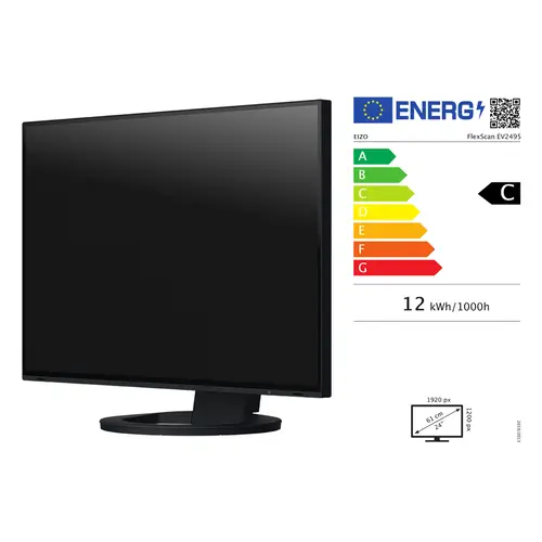 Eizo EV2495-BK 61,1 cm (24,1') schwarz, FlexScan Office-Monitor"