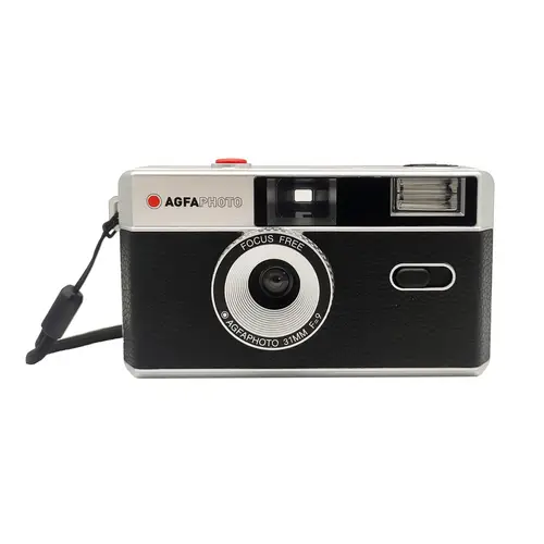 AgfaPhoto Reusable Photo Camera black, analoge Kleinbildkamera