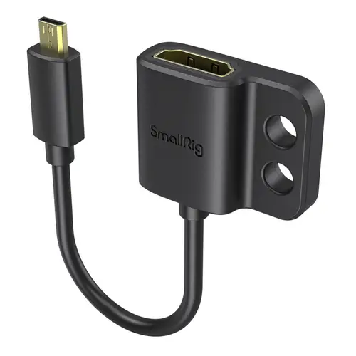 SmallRig 3021 Ultra Slim 4K HDMI 2.0 Adapter-Kabel (D zu A)