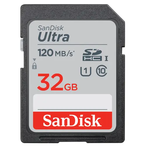 SanDisk 32 GB SDHC-Karte Ultra UHS-I U1 Class10 120 MB/s