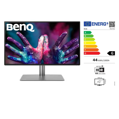 BenQ PD2725U 68,58 cm (27') schwarz 4K-UHD DesignVu-Monitor"