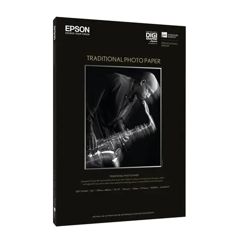 Epson Traditional Photopaper A3+ 25 Bl. soft gloss 330 g/m²