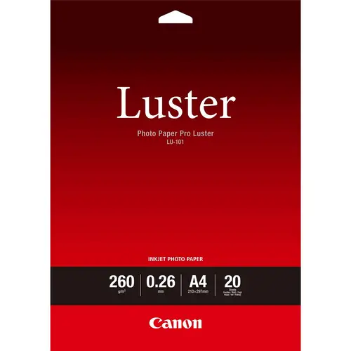 Canon LU-101 PRO-Fotopapier Luster Pro A4 20 Blatt