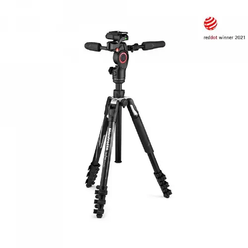 Manfrotto Kit Befree 3 Way Live Advanced Ausführung mit Fluid-Video-Neiger