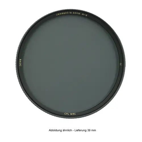 B+W BASIC Zirkular Polfilter MRC 39 mm