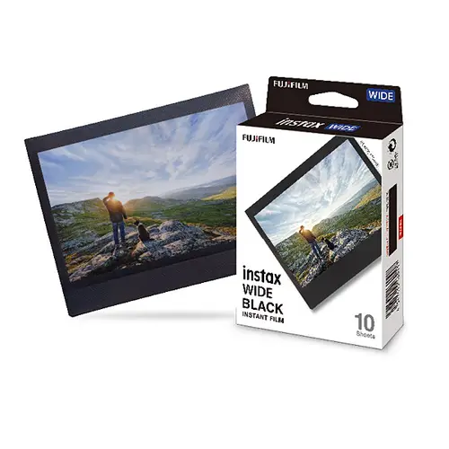 Fujifilm Instax WIDE Black Frame WW 1 Sofortbildfilm Color