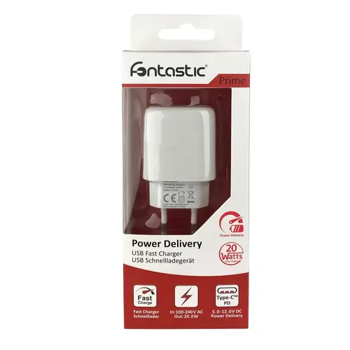Fontastic PD-20W Nivo USB Typ-C weiß Netzteil