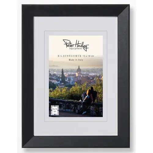 Peter Hadley Nina 13x18 cm schwarz, Holzrahmen