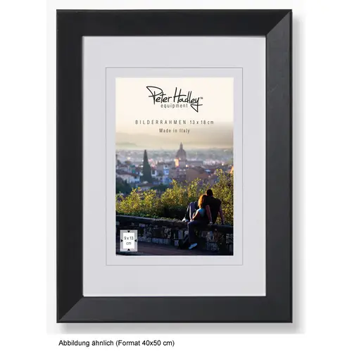Peter Hadley Nina 40x50 cm schwarz, Holzrahmen