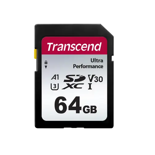 Transcend 64 GB SDXC-Karte 340S UHS-I U3 V30 A1 160/50MB/s