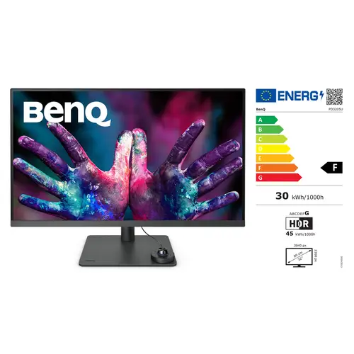 BenQ PD3205U 78,7 cm (31,5') 4K UHD Designer Monitor, dunkelgrau"
