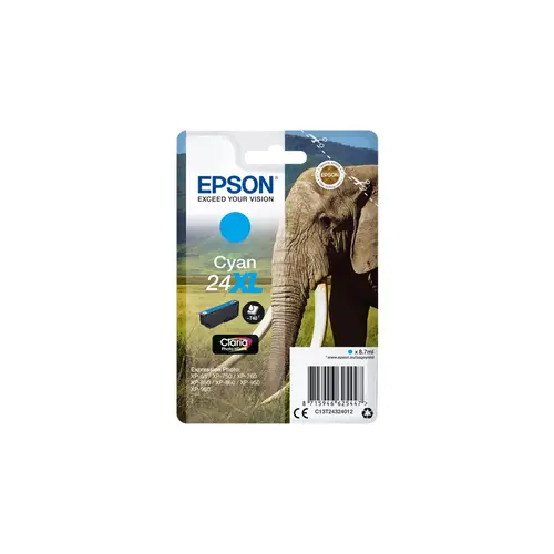 Epson T2432 cyan 24XL Tinte Claria Photo HD T