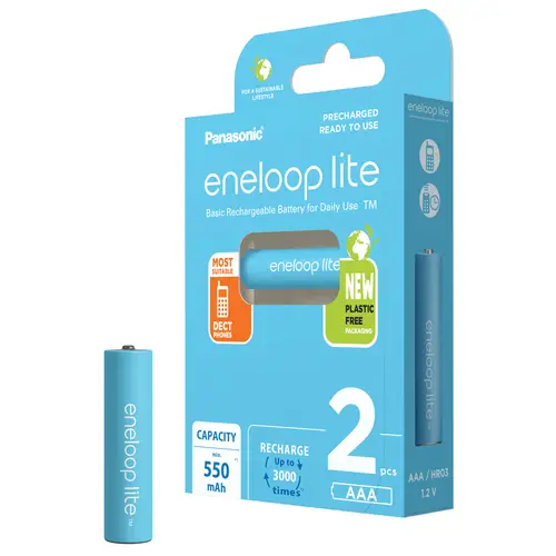 Panasonic eneloop lite AAA 550 mAh 2er Micro Blister (BK-4LCCE/2BE)