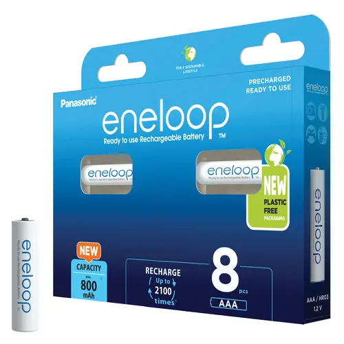 Panasonic eneloop AAA 800 mAh 8er Micro Blister (BK-4MCDE/8BE)