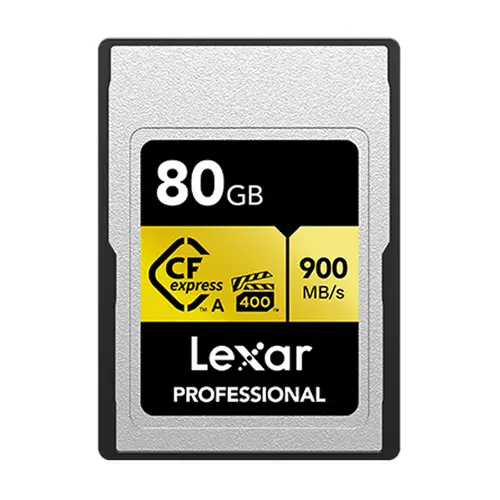 Lexar CFexpress LCAGOLD 80 GB Type A Professional Speicherkarte Gold