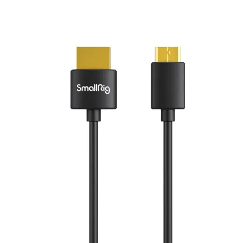 SmallRig 3040 Ultra Slim 4K HDMI 2.0 Kabel 35 cm (Typ C zu Typ A)