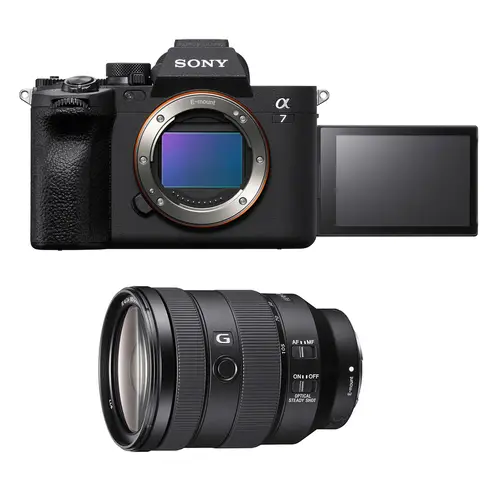 Sony Alpha ILCE-7 IV+SEL FE 4,0/24-105mm G OSS schwarz, Kamerakit