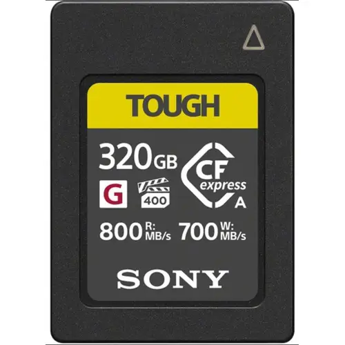 Sony CFexpress 320GB Typ A G-Serie (800/700 MB/s) Speicherkarte