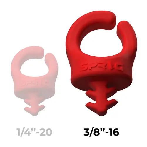 Sprig 3er Pack Red (3/8'-16) Kabel- Management"