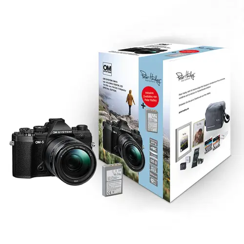 OM SYSTEM OM-5 + ED 14-150 mm II Special Edition, Kamerakit schwarz inkl. PH Akku