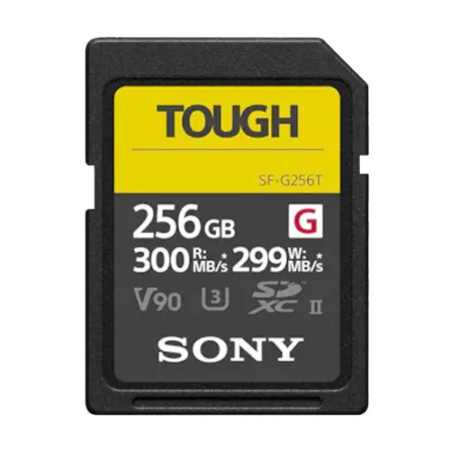 Sony 256 GB SDXC UHS-II R300 TOUGH Class10 Speicherkarte