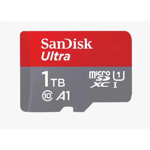 SanDisk 1 TB microSDXC-Karte+SD Adapter 150MB/s A1 Class 10 UHS-I, Speicherkarte