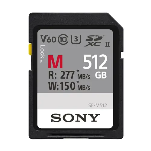 Sony SDXC-Karte 512GB Cl10 UHS-II U3 V60