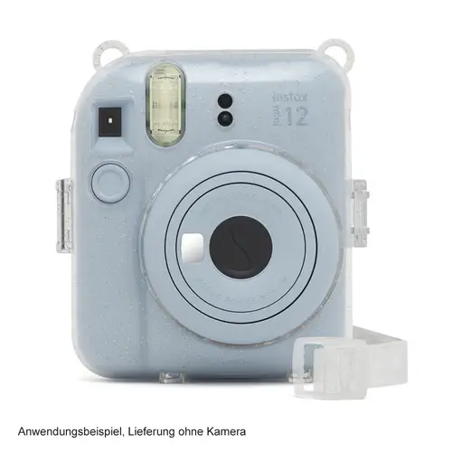 Fujifilm Instax Mini 12 glitter Case, Kunststoffhülle
