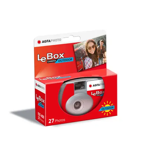 AgfaPhoto LeBox 400 ASA 27 Aufnahmen Outdoor/Einweg ohne Blitz