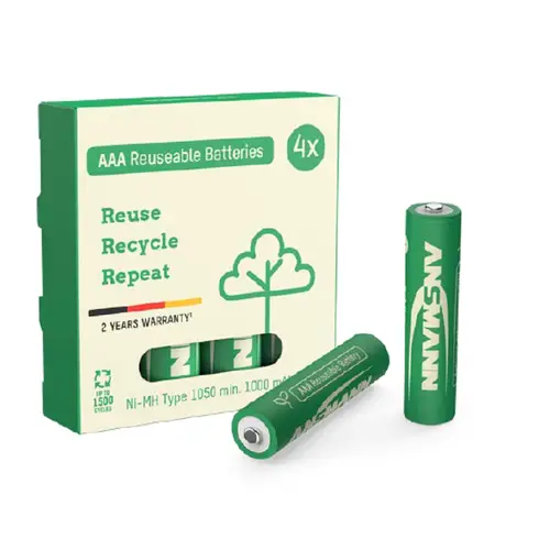 Ansmann GREEN-PRO NiMH-Akku Micro 4er Blister Typ 1050 min. 1000mAh