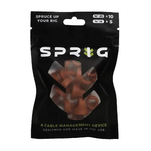 Sprig Value Pack Red (10x1/4'+5x3/8'") Kabel-Management"