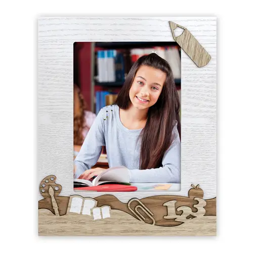 ZEP Schule 13x18 cm Hochformat Holzrahmen