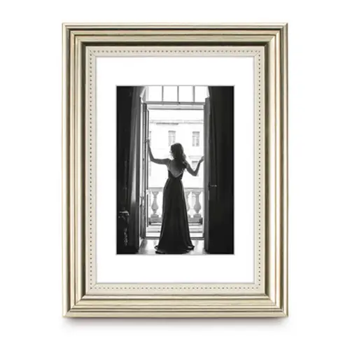 Hama Vienna 15x20 cm, Kunststoffrahmen silber, zum Hängen und Stellen