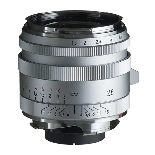 Voigtländer Nokton 1,5/28 mm Type I VM, asphärisch, silber, Objektiv