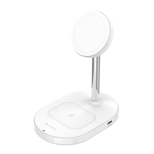 ADAM Elements OMNIA M2+ MagSafe 2 + 1, kabellose Ladestation f. iPhone 13,14,15