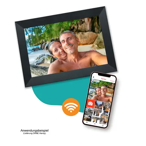 Pora 8' WF-805T schwarz Digitaler Rahmen "