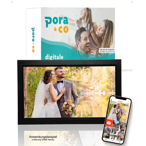 Pora 15,6' WF-155T schwarz Digitaler Bilderrahmen"