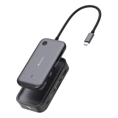 Verbatim Share My Screen WDA-01, 1080p Wireless Video-Adapter mit Hub