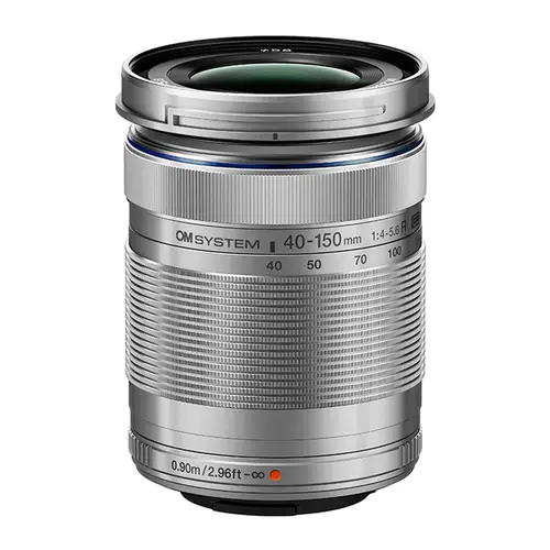 OM SYSTEM M.Zuiko ED 4,0-5,6/40-150 mm R silber, Objektiv