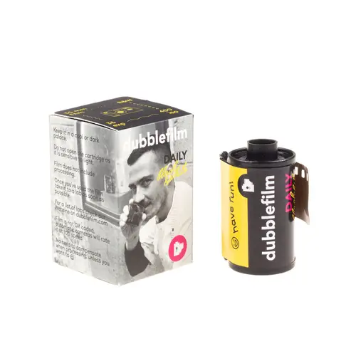 dubblefilm DAILY 400 135/36 SW-Kleinbildfilm