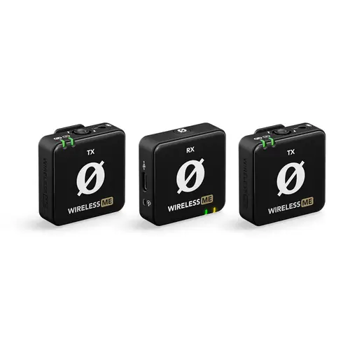 Rode Wireless ME Dual schwarz, Mikrofon- system mit 2x Sende- u. 1x Empfangsmodul
