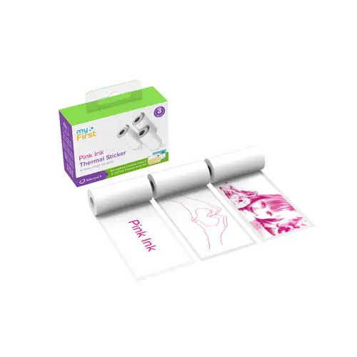 MyFirst Insta Wi Sticker white with pink ink