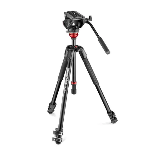 Manfrotto 190X Video Alu Stativ mit 500 Fluid Videokopf