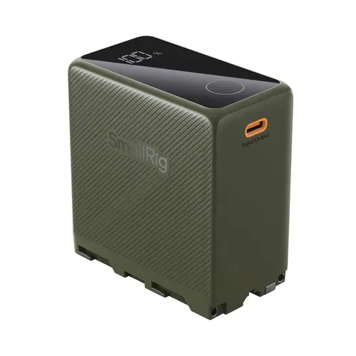 SmallRig 4577 NP-F970 grün, USB-C wiederaufladbarer Akku