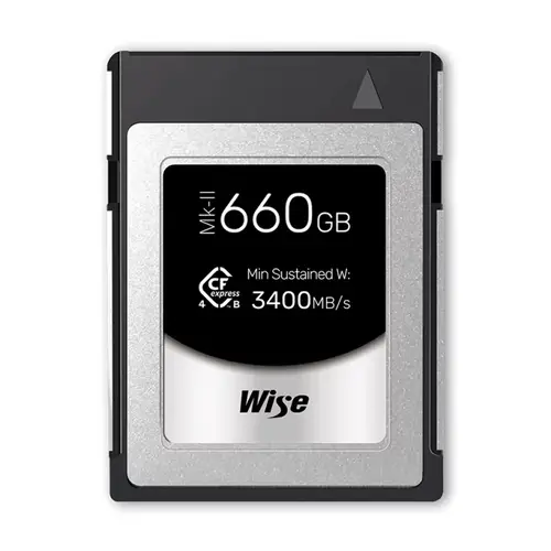 Wise 660 GB CFexpress 4.0 Type B PRO Mk-II Speicherkarte