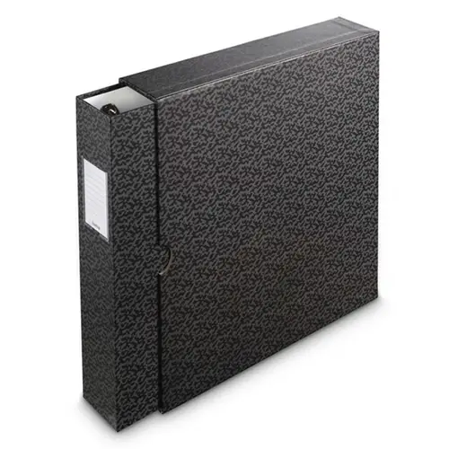 Hama Ringordner im Schuber schwarz 4-D-Ring-Mechanik, 70 mm Rückenbreite